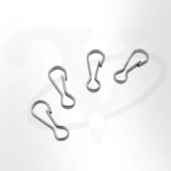 Mosqueton pescado 10mm x 10 unidades