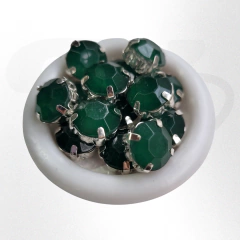 Gemas redondas opacas con base 10mm x 25 unidades - comprar online