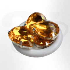 Gemas gota brillosas con base 18x25 x 10 unidades - tienda online