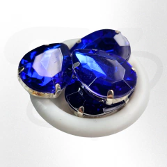 Gemas gota brillosas con base 18x25 x 10 unidades