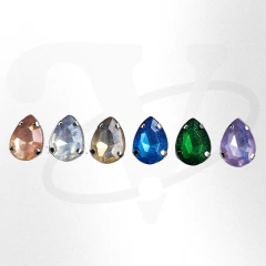 Gema gota opaca con base 10mmx14mm x 25 unidades