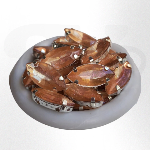 Gema navette opaca con base 7mmx15mm x 25 unidades