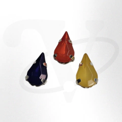 Gema gota opaca con base 6mmx10mm x 25 unidades