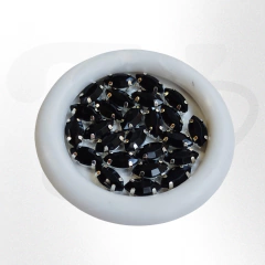 Gema navette brillosa con base navette 4mmx8mm x 25 unidades - comprar online