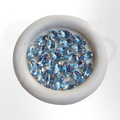 Gema navette brillosa con base navette 4mmx8mm x 25 unidades - comprar online