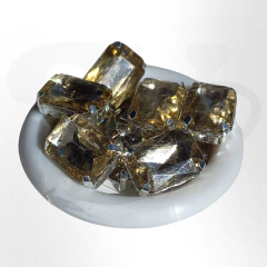 Imagen de Gema octagonal 10x14mm x 10 unidades