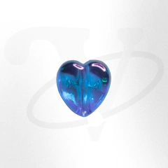 Acrilico corazones x 10 grs.