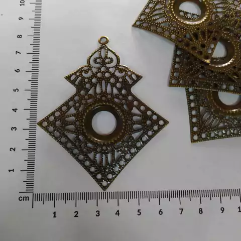 Chapa bronce x 10 unidades