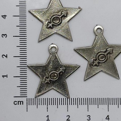 Dije estrella x 25 gramos