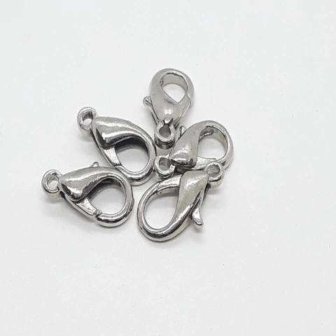 Mosqueton niquel 16mm x 10 unidades