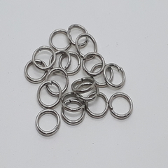 Argollita de unión niquel 4mm x 50 grs