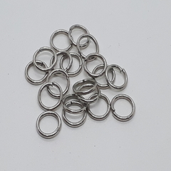 Argollita de unión niquel 6mm x 50 grs