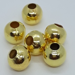 Bolita de metal dorada 10mm x 50grs