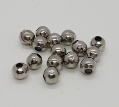 Bolita de metal niquel 4mm x 50grs