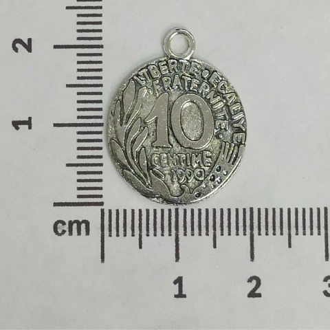 Dije moneda numero 10 x 25 gramos