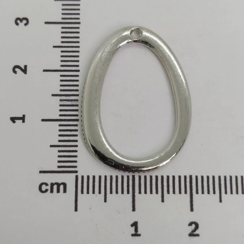 Dije ovalado liso x 25 grs.