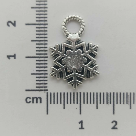 Dije copo de nieve x 25 gramos