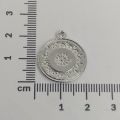 Dije medalla 18mm x 25 grs.