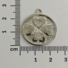 Dije medalla trébol de la suerte x 25 gramos