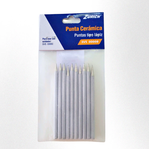 PUNTA CERAMICA P/SOLDADOR ZURICH 30W X UNIDAD