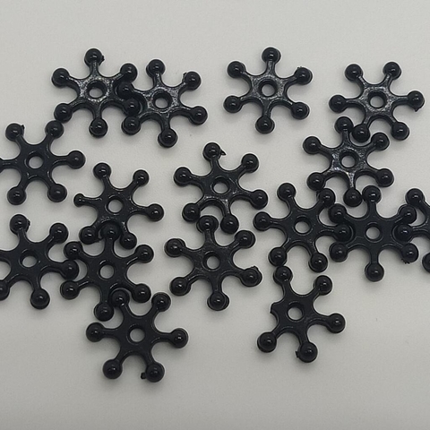 Acrilico infantil estrella con bolita x 25grs