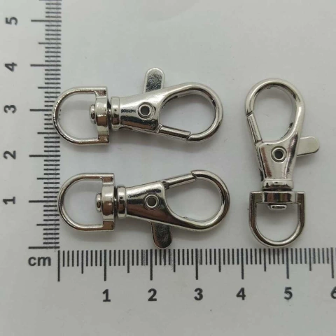 Mosquetón con rotor 37mm x 10 unidades