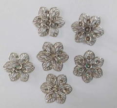 Chapa flor x 12 unidades