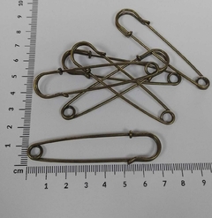 Alfiler de gancho 7 cm x 10 unidades