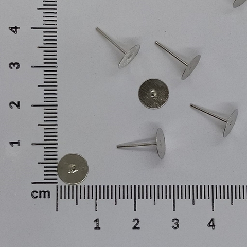 Base aro plana 8mm x 100 unidades