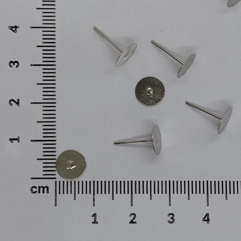 Base aro plana 8mm x 100 unidades