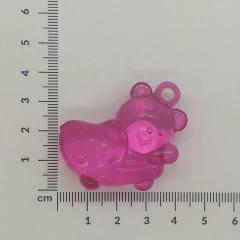 Acrílico con forma (OSITO CON AUTITO) x 32 gramos - Mundo Vas Min