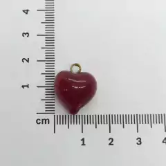 Cuenta de vidrio corazón x 1 unidad - comprar online