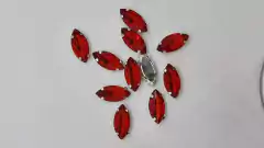 Gema navette brillosa con base navette 4mmx8mm x 25 unidades - comprar online