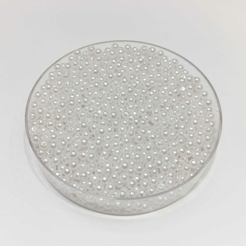 Acrilico perla pasante 4 mm x 25 grs - comprar online
