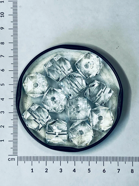 Cairel cuadrado facetado 1 cm x 25 grs - comprar online