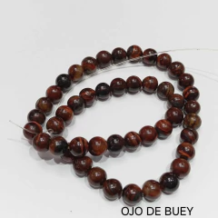 TIRA DE PIEDRAS BOLITAS 8 mm - Mundo Vas Min