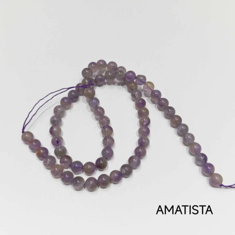 TIRA DE PIEDRA AMATISTA 6 MM - comprar online