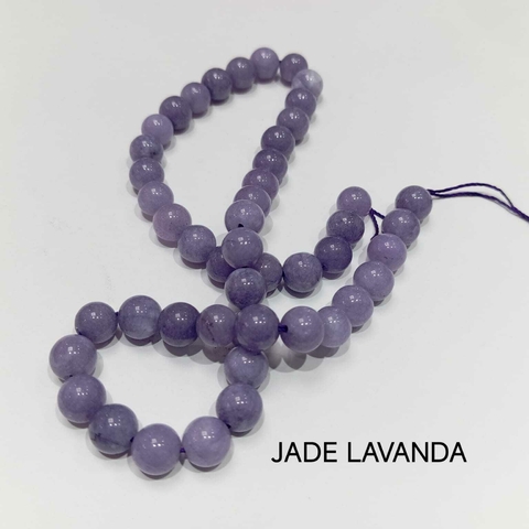 TIRA DE PIEDRAS BOLITAS JADE LAVANDA 8 mm - comprar online