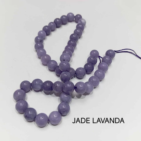 TIRA DE PIEDRAS BOLITAS JADE LAVANDA 8 mm - comprar online