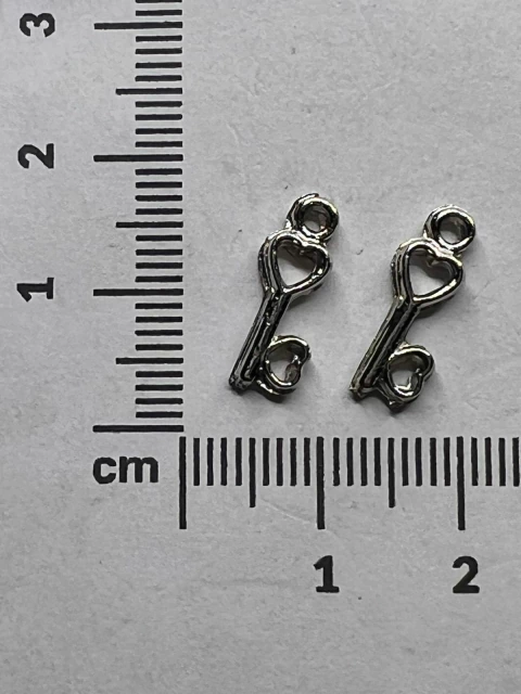 Dije llave corazón x 25gramos