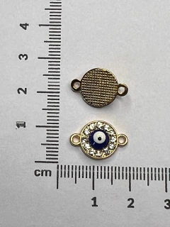 DIJE DE STRASS DORADO x unidad en internet