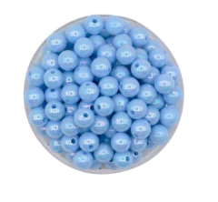 Acrílicos bolitas nacaradas 8mm x 20grs - tienda online
