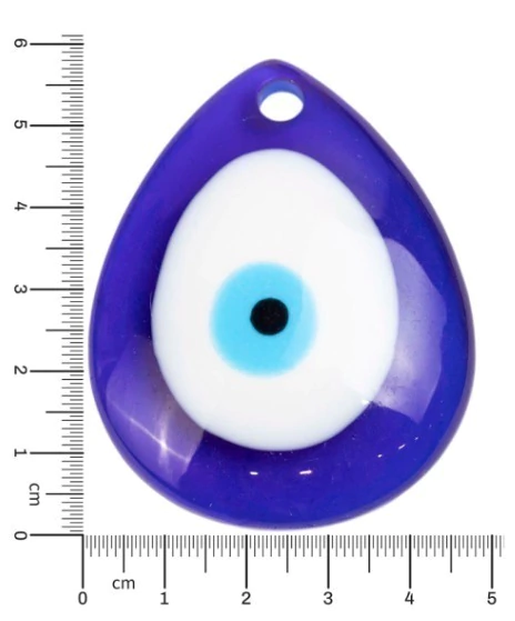 Ojo turco gota de resina 48x58mm (xunidad) - comprar online