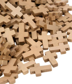 Cruz de Madera 14x22mm x10 unidades