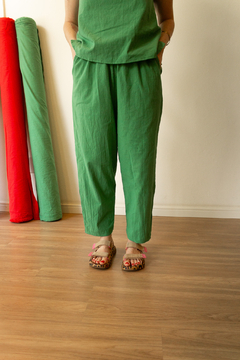 Calça Luz ✤ Verde algodão - comprar online