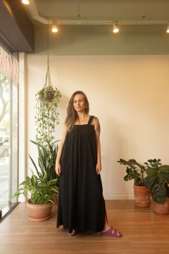 Vesti Márcia ✫ Preto algodão - Oi Gracia