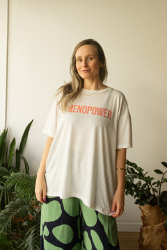 Camiseta oversize estampada Menopower - comprar online