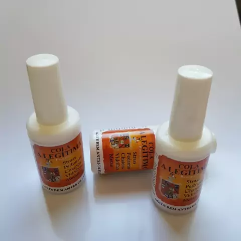 Cola Legítima Para Pedrarias, Restaura Strass, Bijuterias e Artesanatos 20ml 01 Unidade