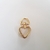 Fecho Pingente Coração 2,8x4,7cm - 1 Unidade - Bijuteria - comprar online