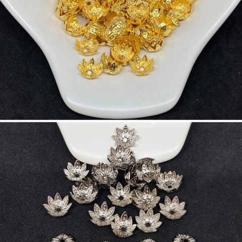 Tulipa Folha 10mm Com 100 Unidades - Bijuteria Artesanato